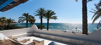 Villa en alquiler Marbella primera linea playa