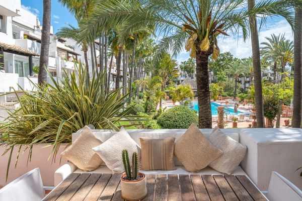 Apartamento en alquiler en Marina Puente Romano Jardín Andal