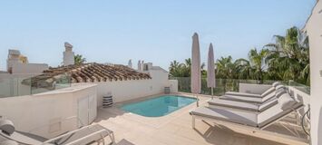 Ático dúplex en alquiler en Marina Puente Romano Hotel