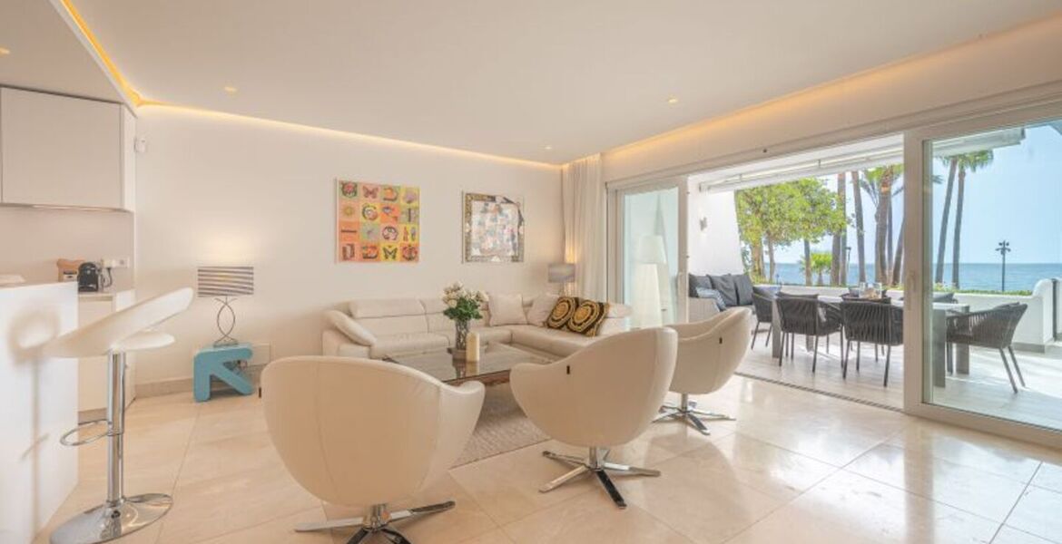 Excepcional apartamento en primera línea de playa 