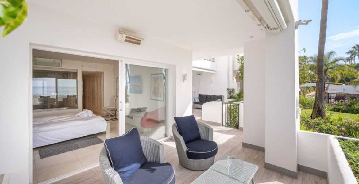 Excepcional apartamento en primera línea de playa 