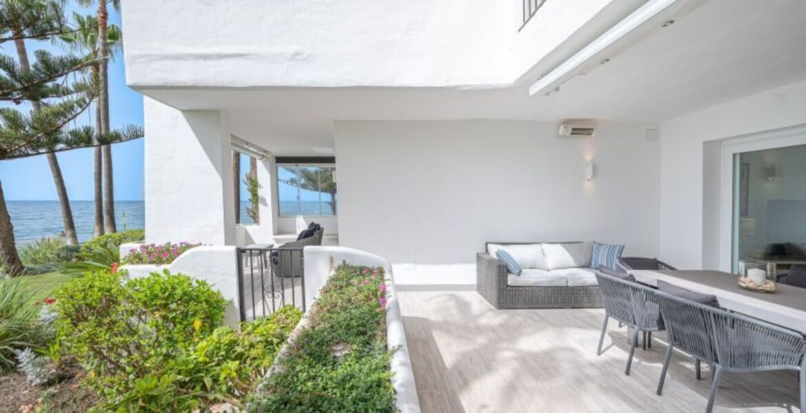 Excepcional apartamento en primera línea de playa 