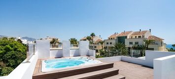 Villa de lujo en la Milla de Oro de Marbella con piscina