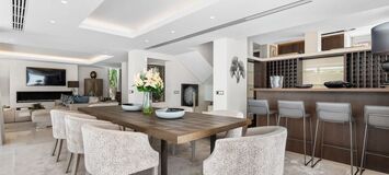 Villa de lujo en la Milla de Oro de Marbella con piscina