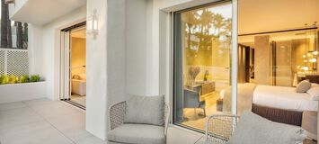 Lujoso apartamento en planta baja en Puente Romano Marbella