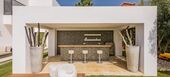 Villa contemporánea cerca de Puerto Banús con vistas al mar