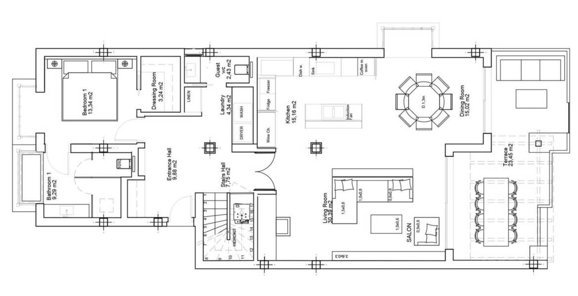 Apartamento en alquiler en Marina Puente Romano