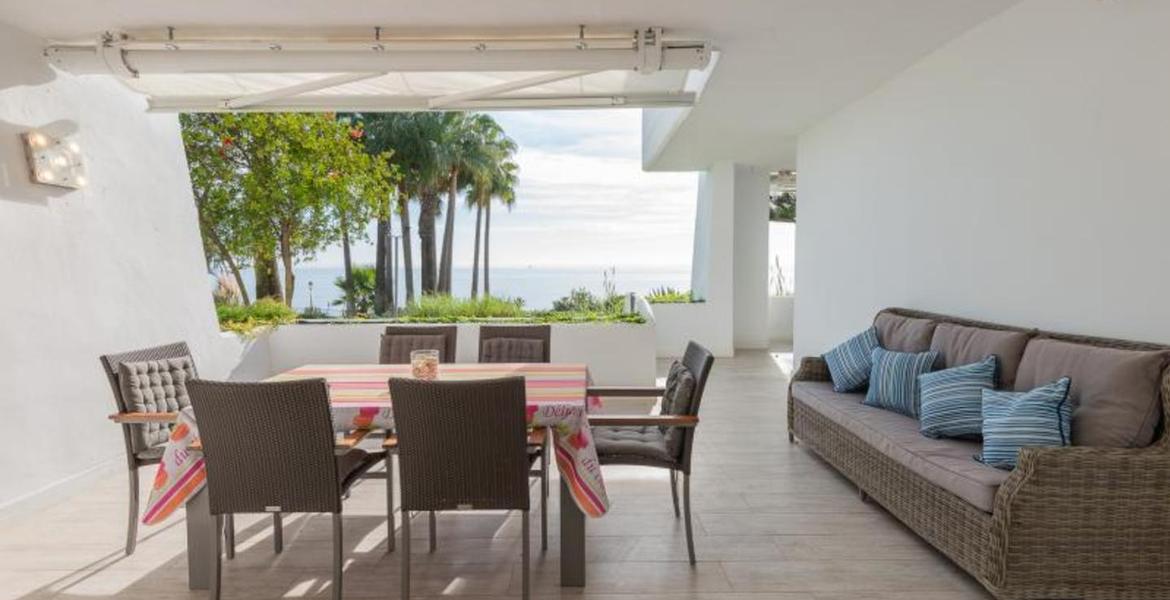 Excepcional apartamento en primera línea de playa 