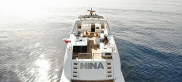 Yacht Mangusta 80 for rental in Marbella, Puente Banus.